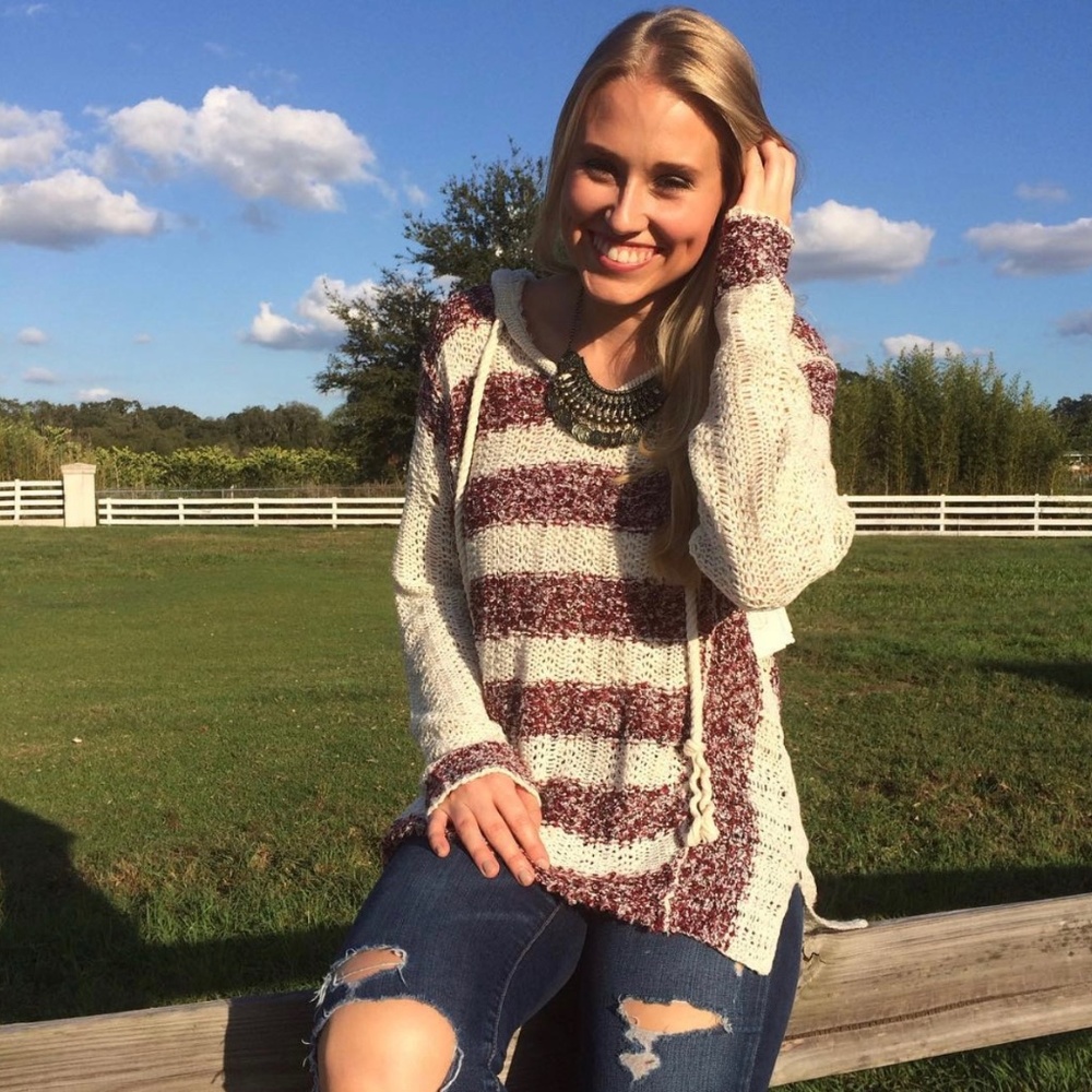 Brand New Chunky Knit High Low Sweater